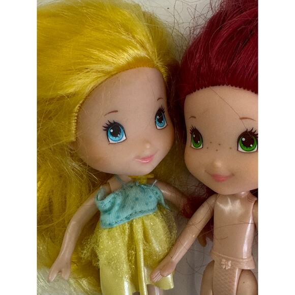 Strawberry Shortcake Friends Lot Of 3 Dolls (Strawberry, Lemon, Unknown) - Picture 2 of 6